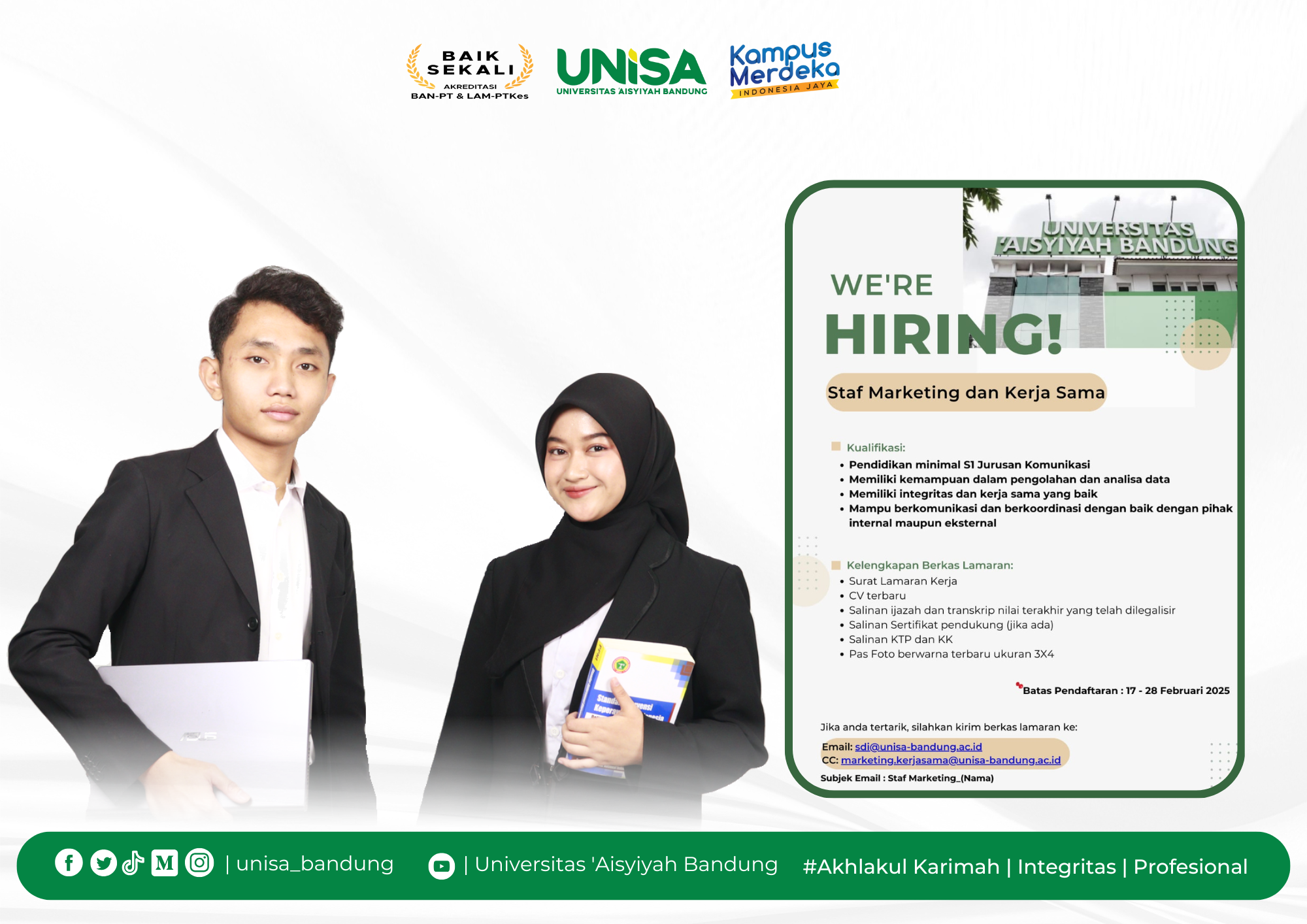 Lowongan Staf Marketing Bandung