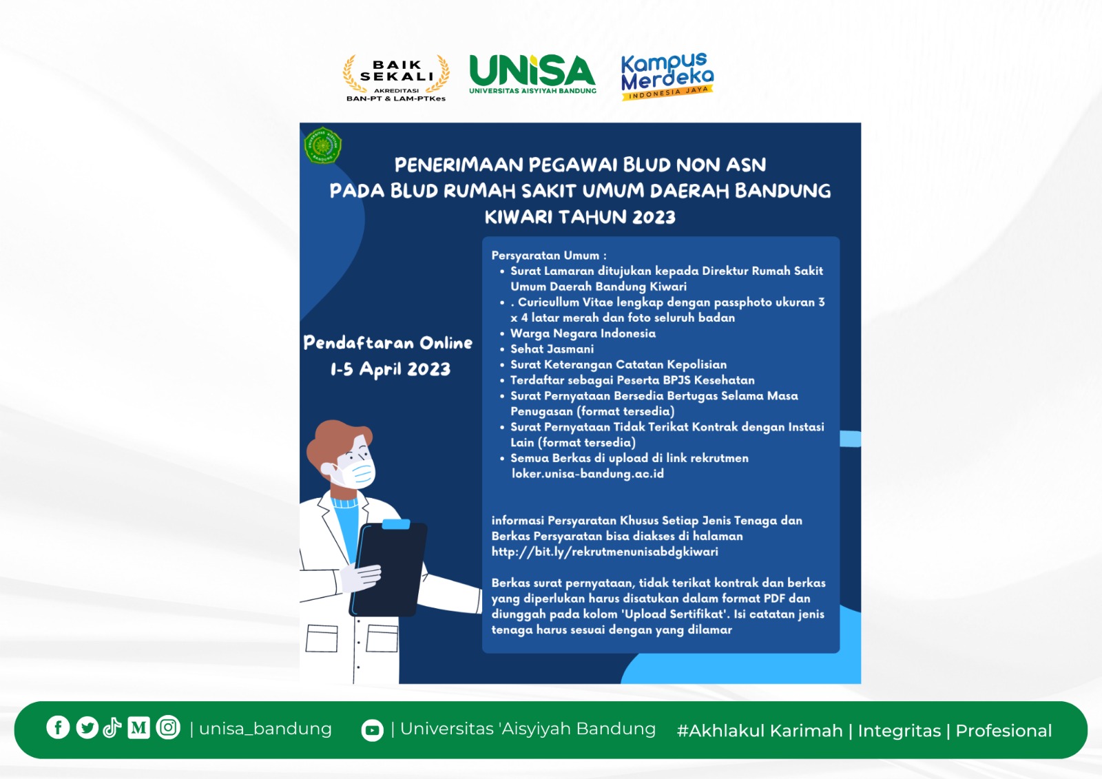 Pegawai BLUD Non-ASN (Berbagai Posisi)