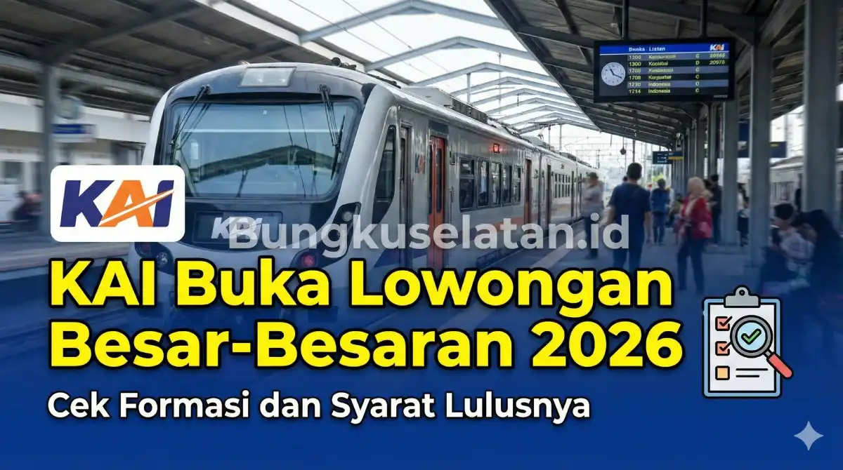 Lowongan Kerja KAI 2026
