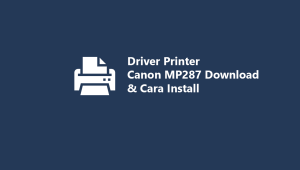 Technical Support Canon MP287