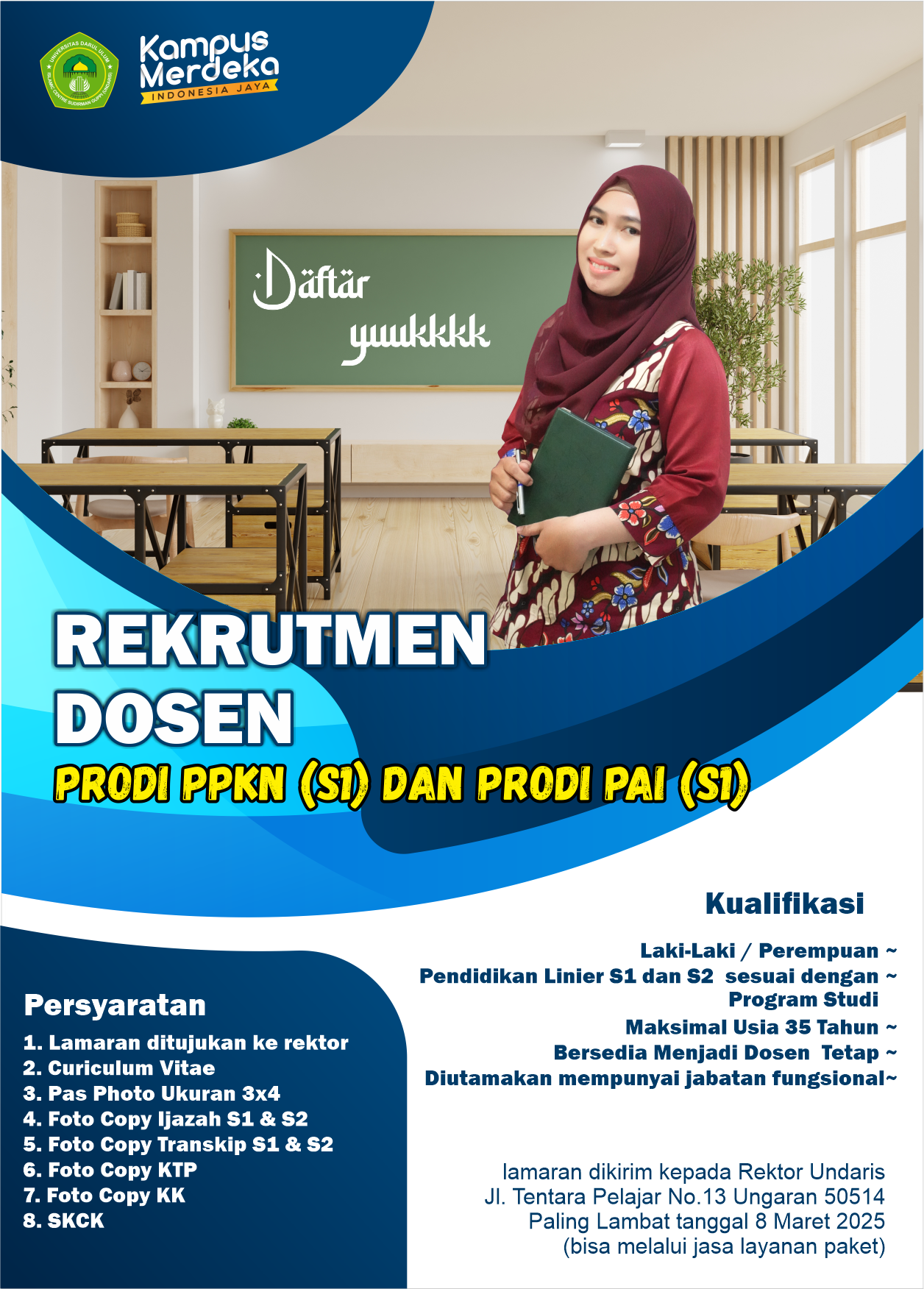 Lowongan Kerja UNDARIS